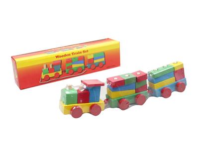 Wooden building block