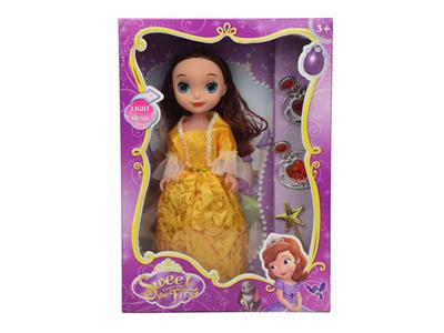 9寸迪士尼苏菲亚空身(多款衣服混装)