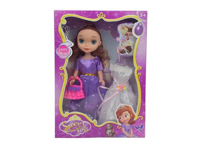 9寸迪士尼苏菲亚空身(多款衣服混装)