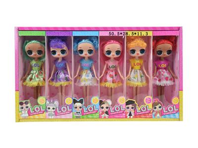 9寸实身惊喜娃娃12只装(有香味)6款混装