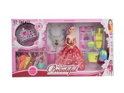 11.5寸实身9关节芭芘套装