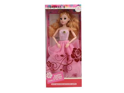 11.5寸实身关节3D活动眼时尚芭芘