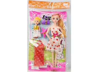 11.5寸实身9关节芭比纸板3D眼