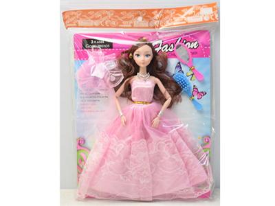 11.5寸实身9关节芭比纸板