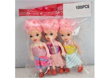 实身3寸娃娃（三只装）