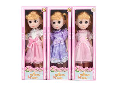 14寸活眼肥童娃娃带音乐