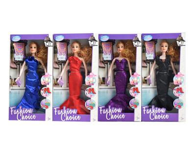 11.5寸实身芭比配包包（4款混装）