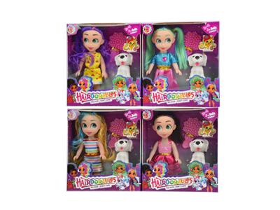 6寸空身美发娃娃（4款混装）