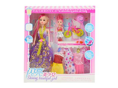 11.5寸实身换装芭比带小凯丽