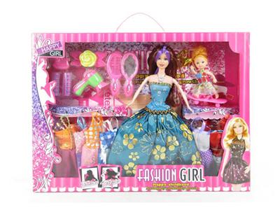 11.5寸实身婚纱芭比带3.5寸实身芭比带吸塑配件带衣服