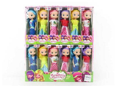 12只展示9寸实身糖果芭比12pc混装