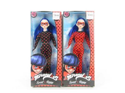 11.5寸迪士尼瓢虫实身芭比2款混装