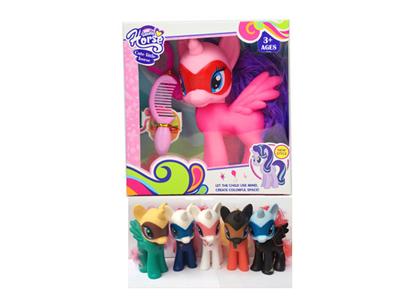 彩色小马宝莉六款混装