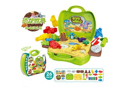 恐龙世界-趣味彩泥箱