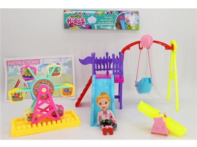 乐园套装（配备摩天轮+3寸公仔）