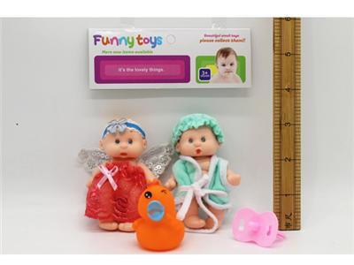 2只装5寸表情娃娃和奶嘴，叫叫鸭