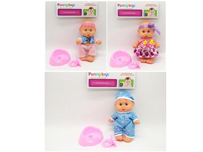 8寸表情娃娃和坐便器，奶嘴