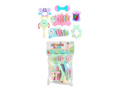 婴儿摇铃配敲琴