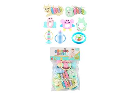 婴儿摇铃配敲琴