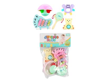 婴儿摇铃配敲琴