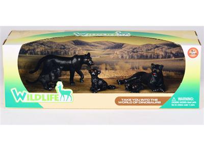 Wild Animal Set (Black Panthers, a total of 6)