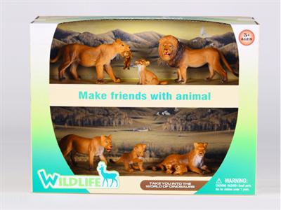Wildlife Set (4 Lions + 5 Lions)