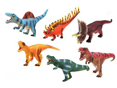13-inch silicone dinosaur 6 mixed (IC called sound package)