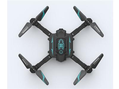 Foldable fixed height quadcopter