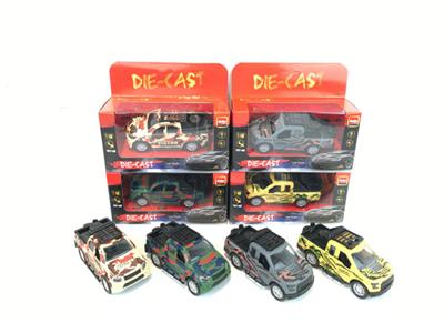 1:40 light music alloy pull back car model