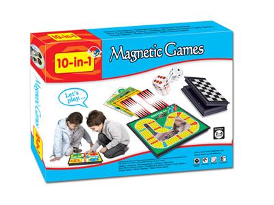 10 in 1 magnetic game chess