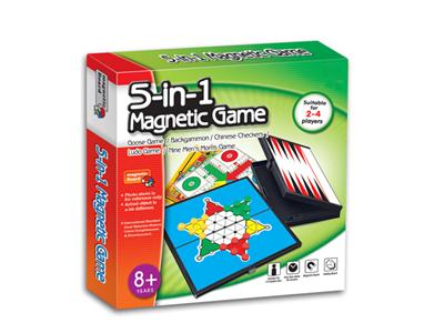 5-in-1 magnetic game chess