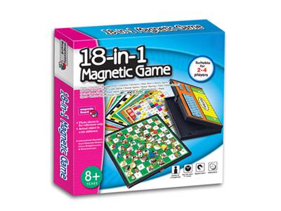 18 in 1 magnetic game chess