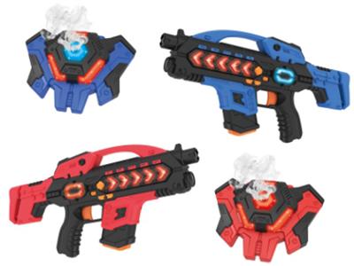 Two guns + two vests