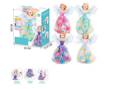 Electric universal light music Barbie (not including electricity)
