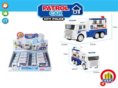Inertial police car (display box) 8 packs