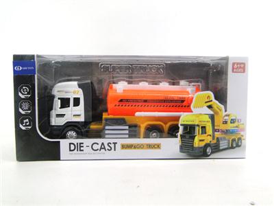 Alloy pull back door tanker (with light music)