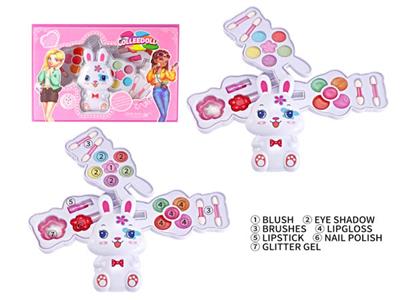 Rabbit children's makeup cosmetics three layers