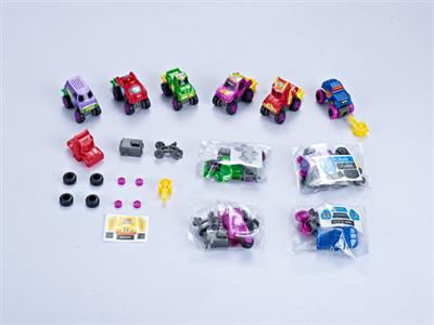 Assembled and powerful 6 four-wheel drive racing