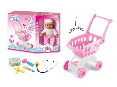 12寸娃娃配推车配件（IC 搪胶）