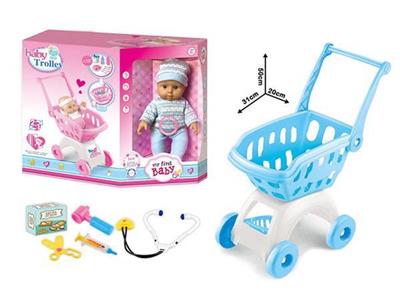 12寸娃娃配推车配件（IC 搪胶）