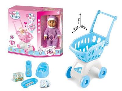 12寸娃娃配推车配件（IC 搪胶）