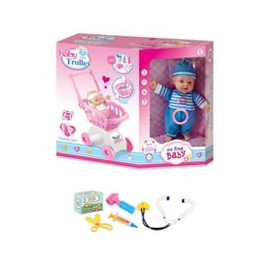 12寸娃娃配推车配IC