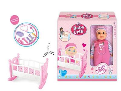 16娃娃IC过家家套装床带配件