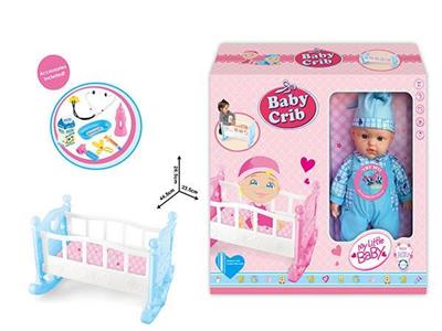 16娃娃IC过家家套装床带配件