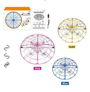 Six-coordinate gravity sensing quadcopter (with watch gravity sensing version)