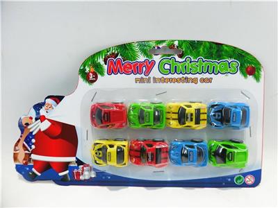Christmas pull back cartoon car