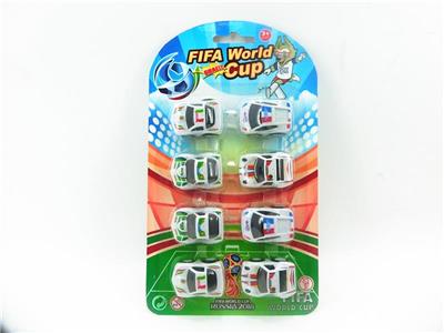8 suction cups back to the cartoon car