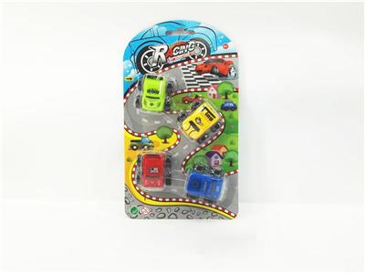 Pull back off-road cartoon car