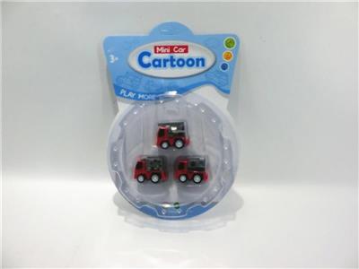 Pull back fire trucks (3)