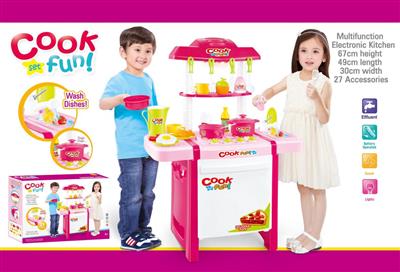 出水厨房餐台套装带声音.带灯光包电3粒AG10纽扣电池+(不包电)6粒1.5V?AA